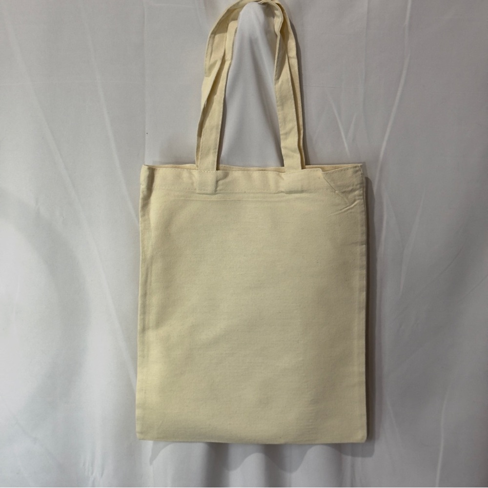 Farmers Market Cream Tote Bag 14” x 11” x .5” NWOT - Picture 11 of 11